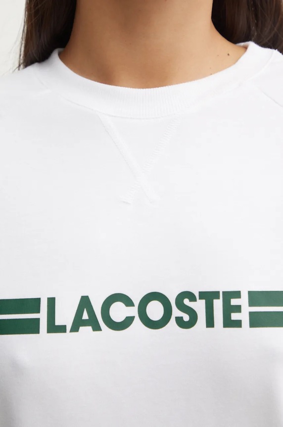 Mikina Lacoste bílá SF1472