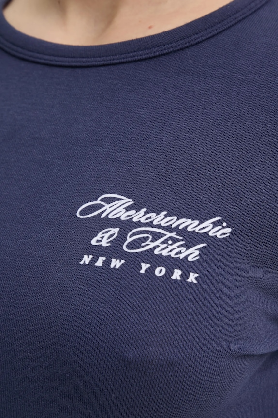 Abercrombie & Fitch longsleeve KI157.4309.200 bleumarin
