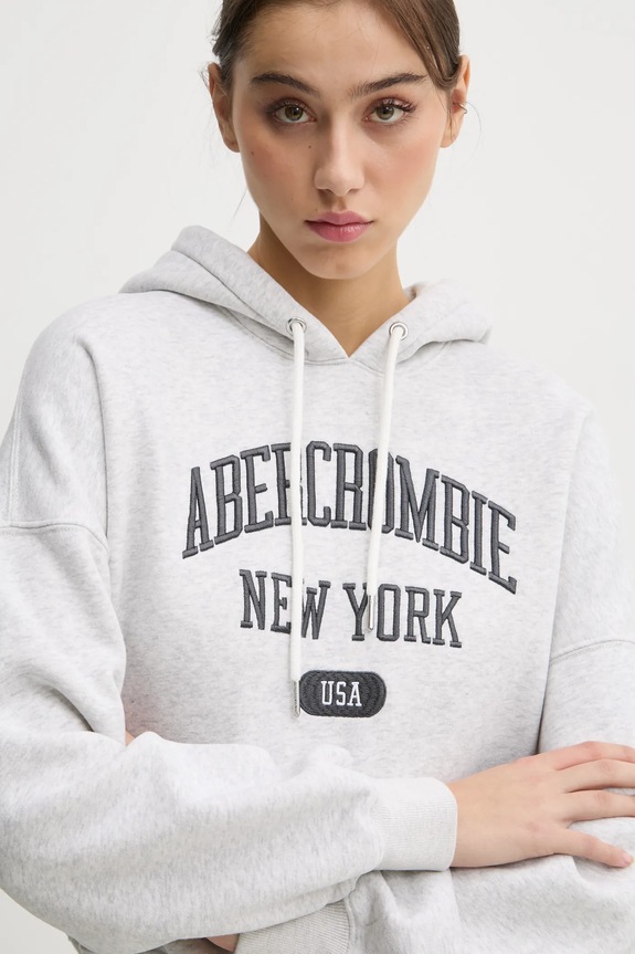 Abercrombie & Fitch felpa grigio KI152.4201.130