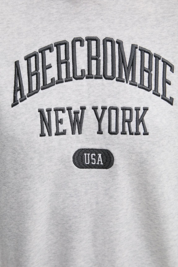 Abercrombie & Fitch felpa KI152.4201.130 grigio