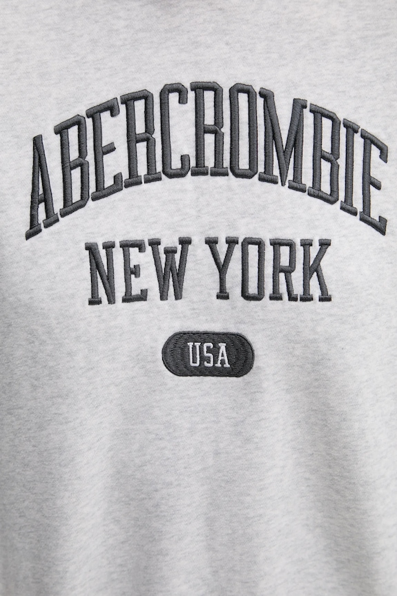 Abercrombie & Fitch felpa KI152.4201.130 grigio