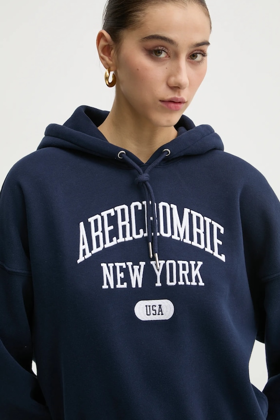 Mikina Abercrombie & Fitch námořnická modř KI152.4201.200