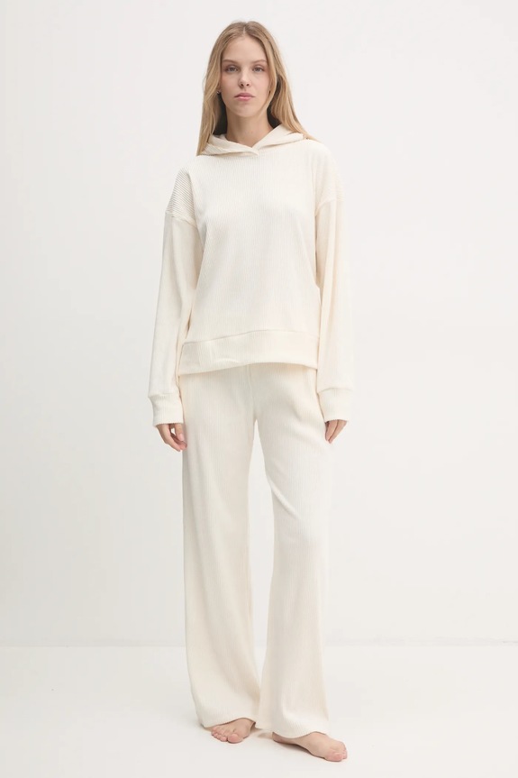 Mikina Abercrombie & Fitch KI152.4215.150 béžová AW24