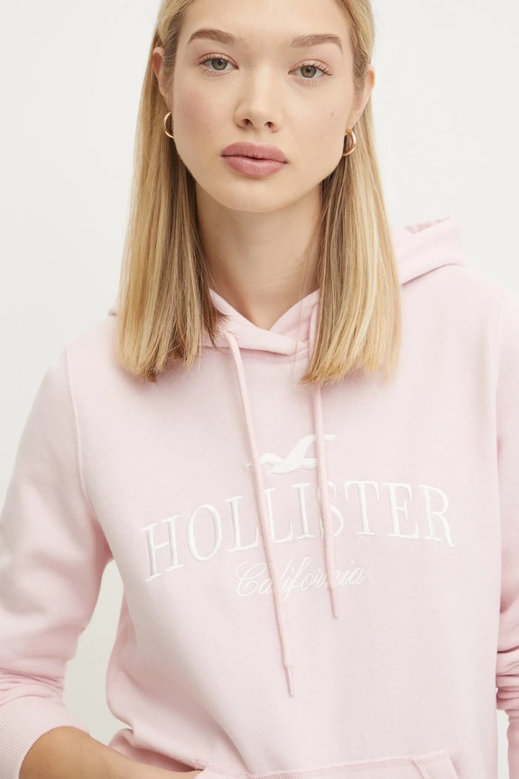 Hollister Co. bluza różowy KI352.4207.600