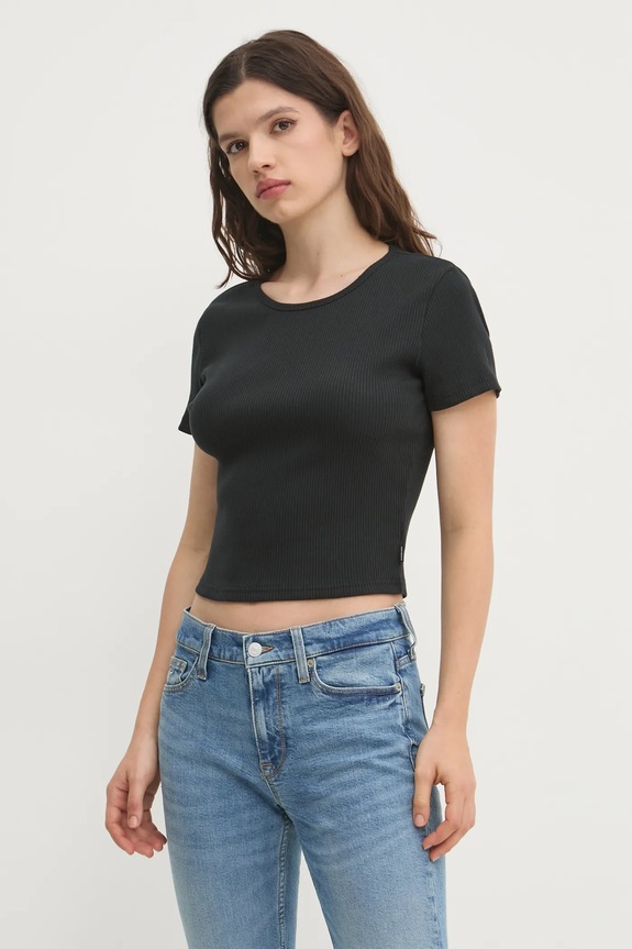 Converse t-shirt czarny 10027490.A03