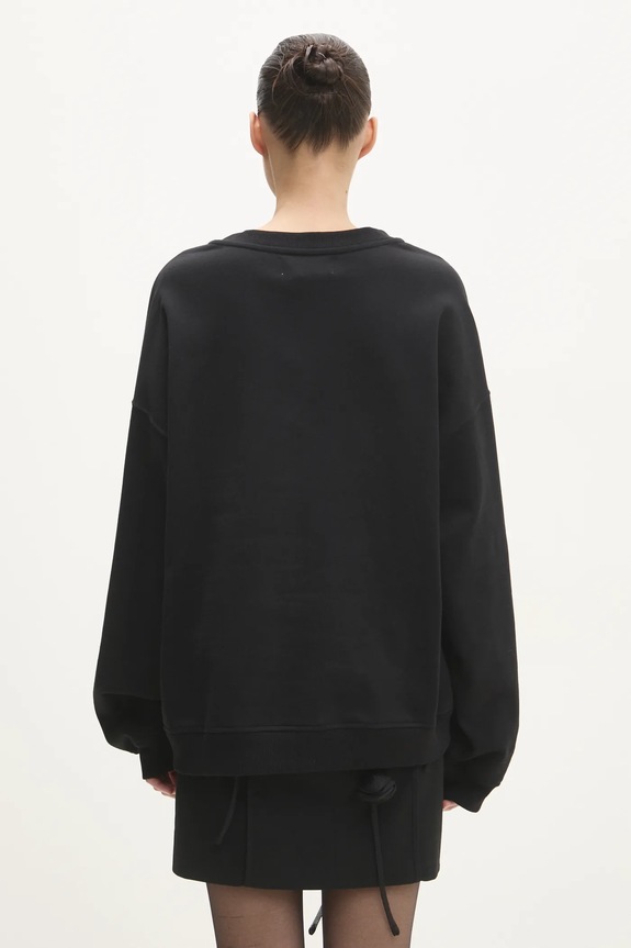 Clothing Fiorucci cotton sweatshirt Angel M01FPSCR188CJ05BK01 black