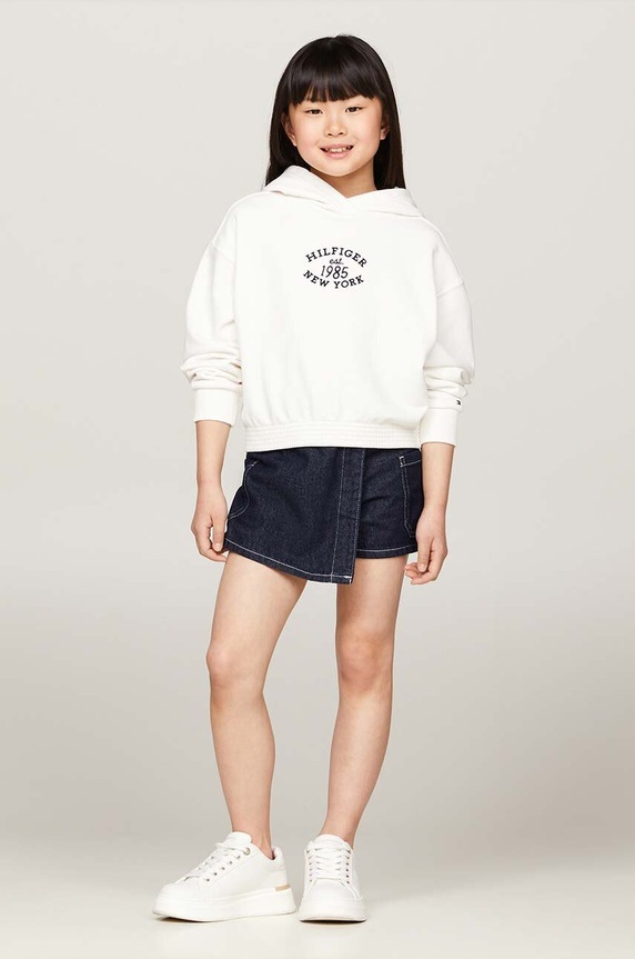 Tommy Hilfiger bluza dziecięca biały KG0KG08033.9BYH.128.176