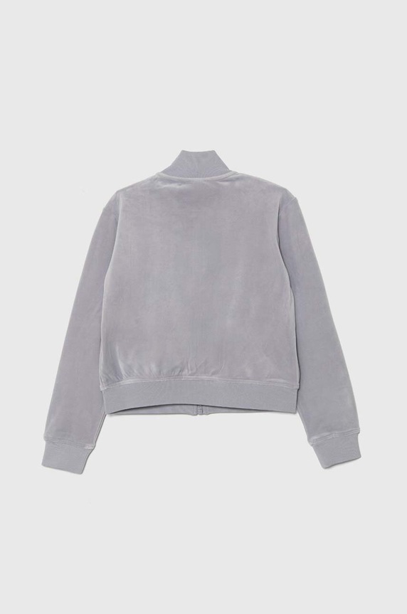 Dětská velurová mikina Guess J4RQ22.KBXI2.9BYH šedá SS25