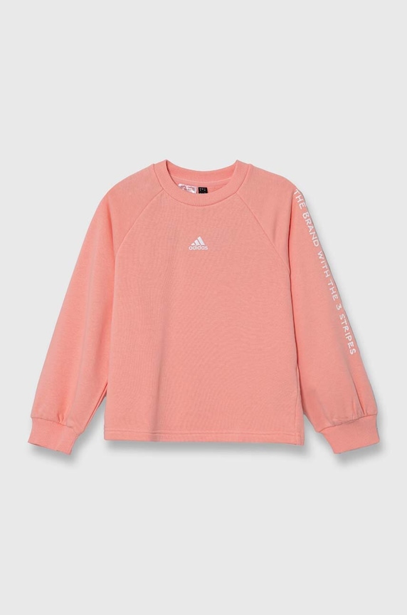adidas bluza dziecięca JGAM CREW IV7044 różowy AW24