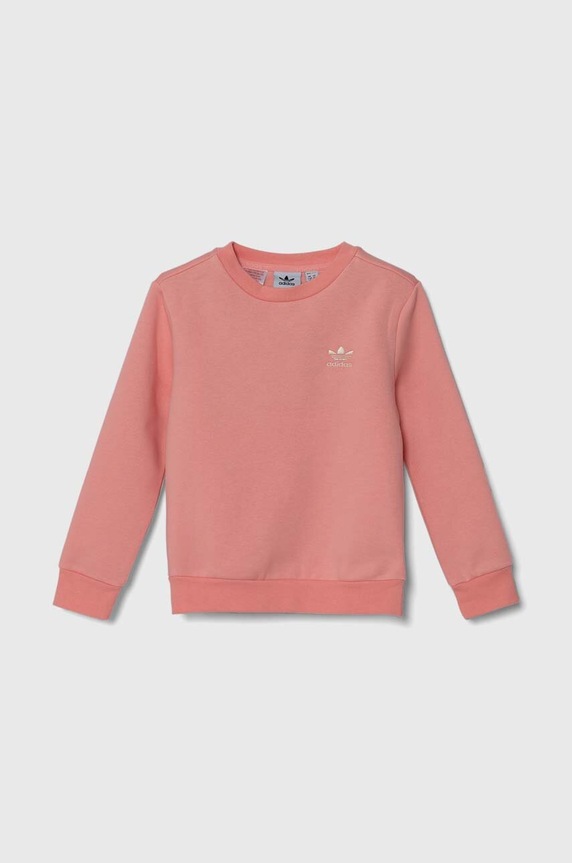 adidas Originals bluza dziecięca CREW IX5299 różowy AW24