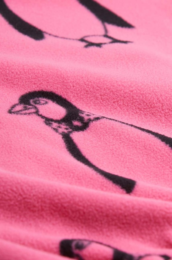 Mini Rodini bluza copii Penguin 1100009128 roz