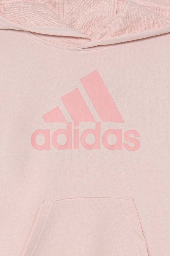 Dziewczynka adidas bluza dziecięca J BL CB HD IX9512 różowy