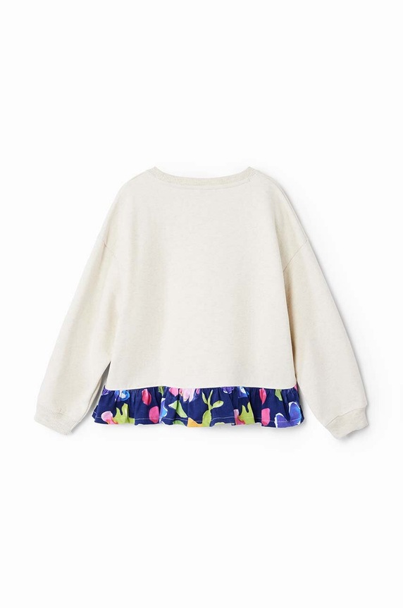 Dziewczynka Desigual bluza dziecięca 24WGSK06 biały