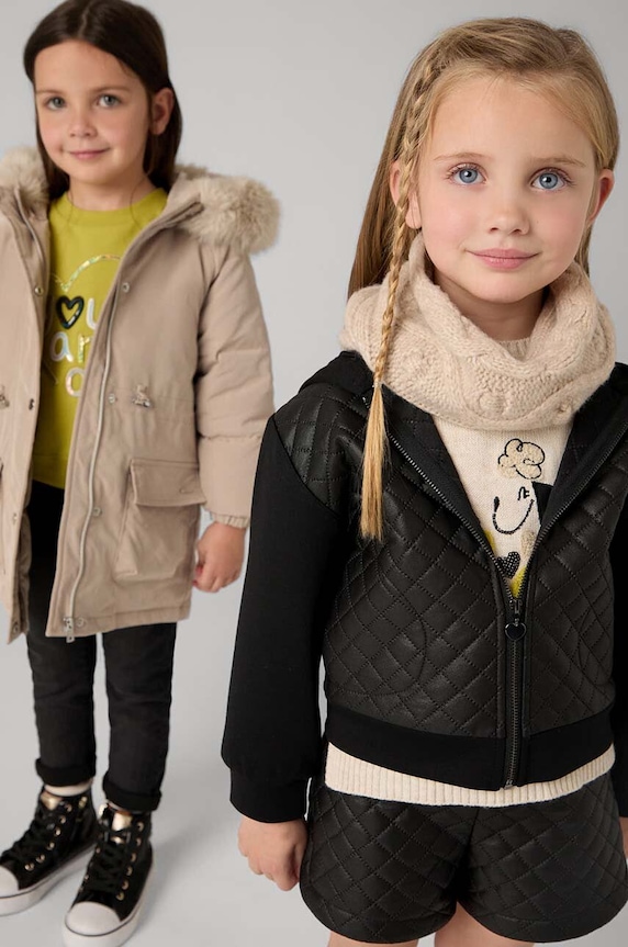 Dziewczynka Mayoral bluza dziecięca 4496.6F.Mini.9BYH czarny