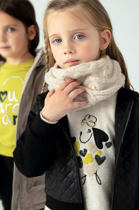 Mayoral bluza dziecięca czarny 4496.6F.Mini.9BYH
