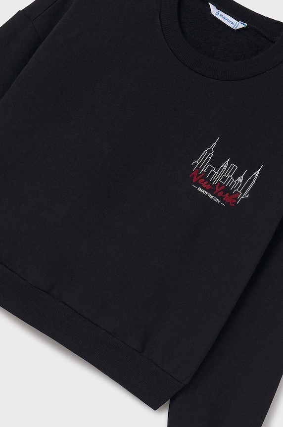Mayoral bluza dziecięca 7470.8F.Junior.9BYH czarny AW24