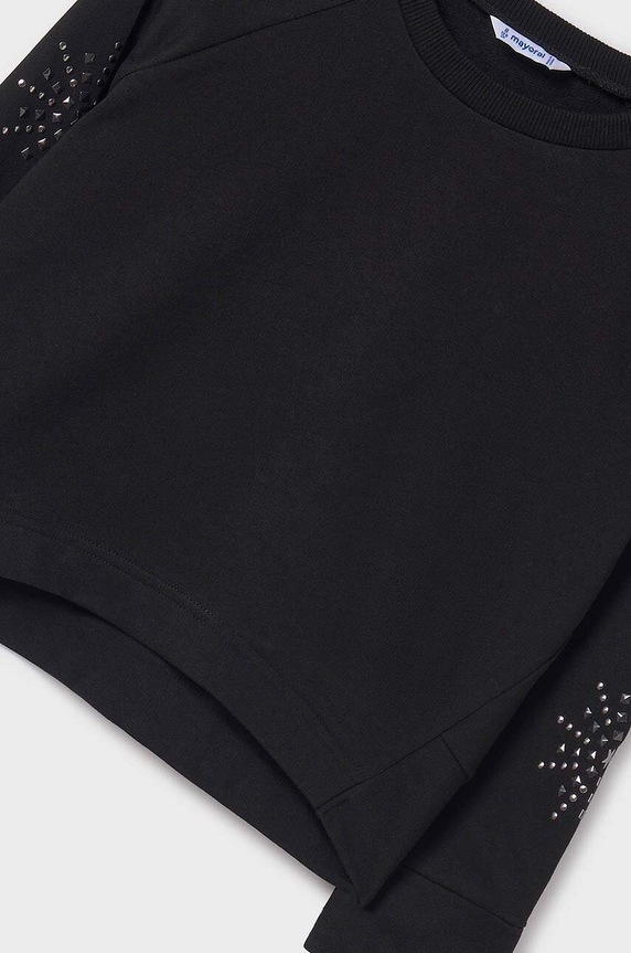 Mayoral bluza dziecięca 7471.8G.Junior.9BYH czarny AW24