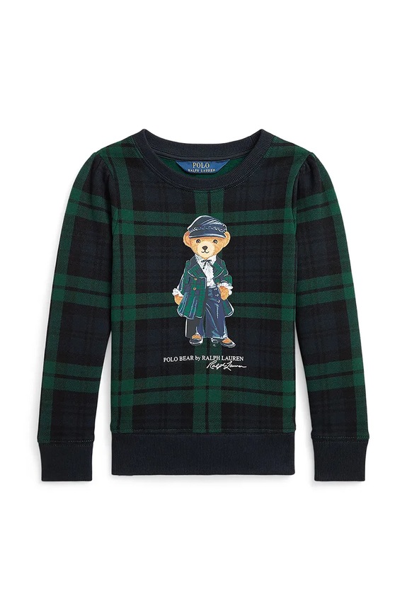 Παιδική βαμβακερή μπλούζα Polo Ralph Lauren βαμβάκι μαύρο 312952154001