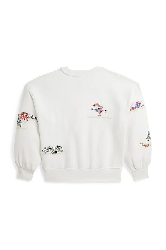 Дитяча бавовняна кофта Polo Ralph Lauren 313952129001 бежевий AW24