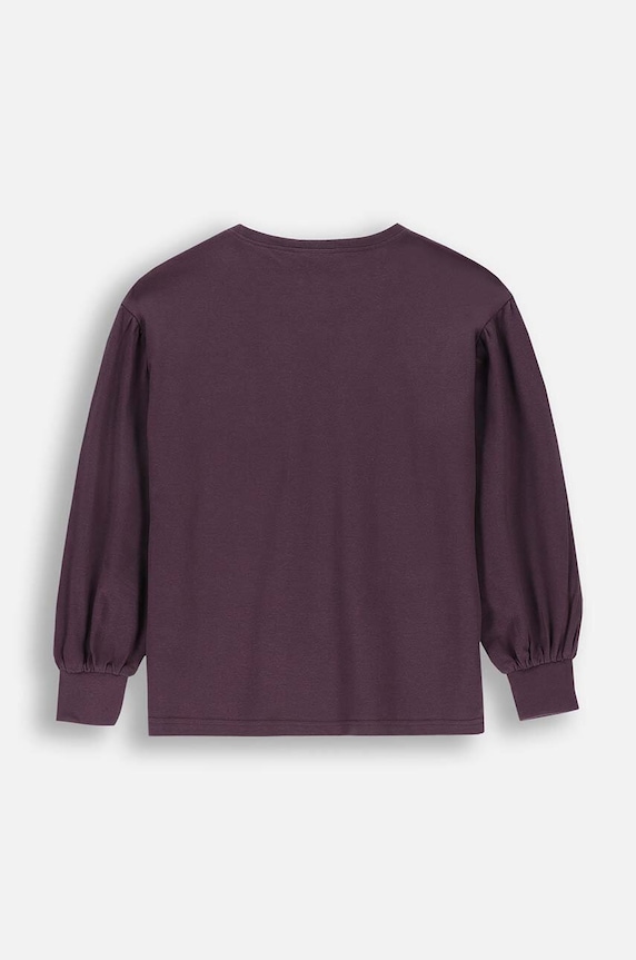 Dziewczynka Coccodrillo bluza dziecięca ZC4143103AGJ fioletowy