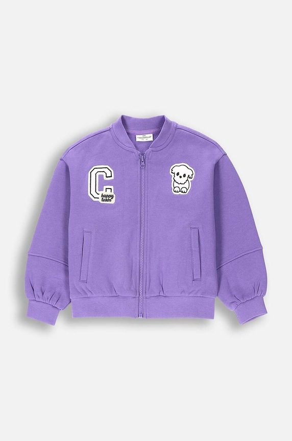 Coccodrillo bluza dziecięca pozostałe fioletowy ZC4132201AGK