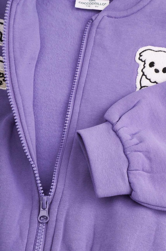 Coccodrillo bluza dziecięca fioletowy ZC4132201AGK