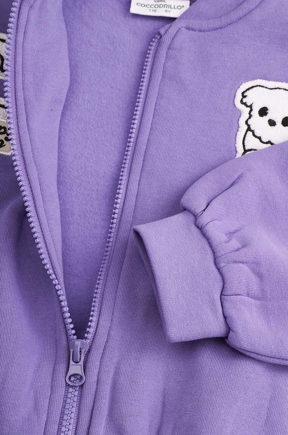 Coccodrillo bluza dziecięca fioletowy ZC4132201AGK