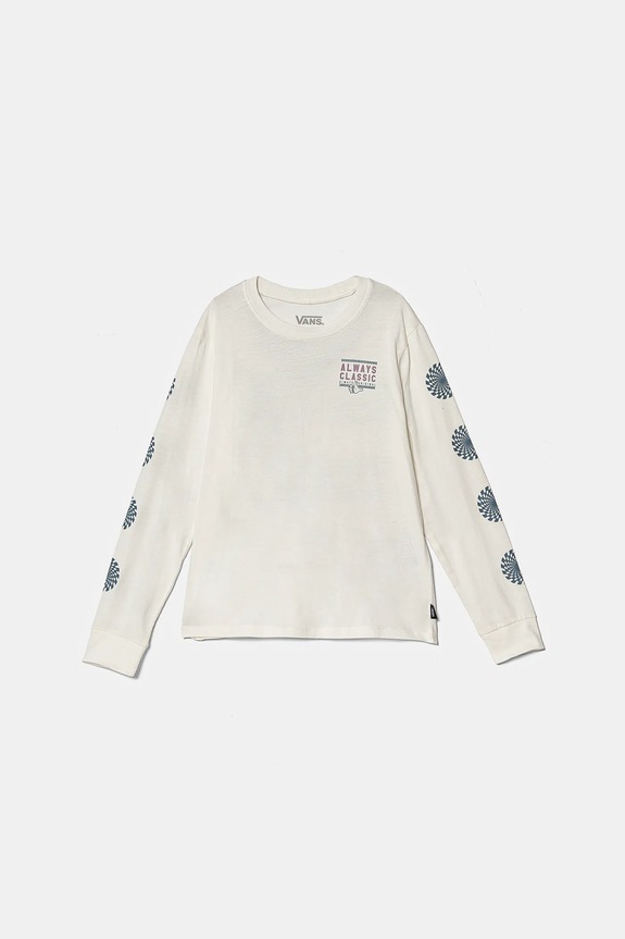 Detská bavlnená košeľa s dlhým rukávom Vans Always Classic BFF VN000J89FS81 biela AW24