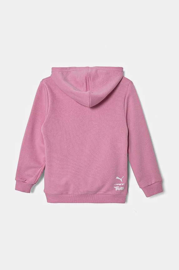 Puma bluza dziecięca X TROLLS Hoodie TR 627378 różowy AW24