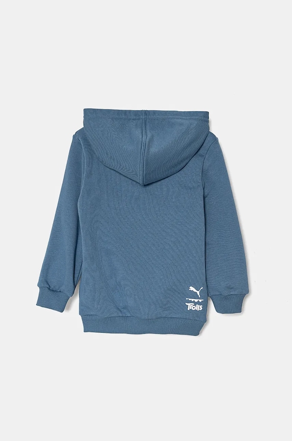 Puma bluza copii X TROLLS Hoodie TR 627378 albastru AW24