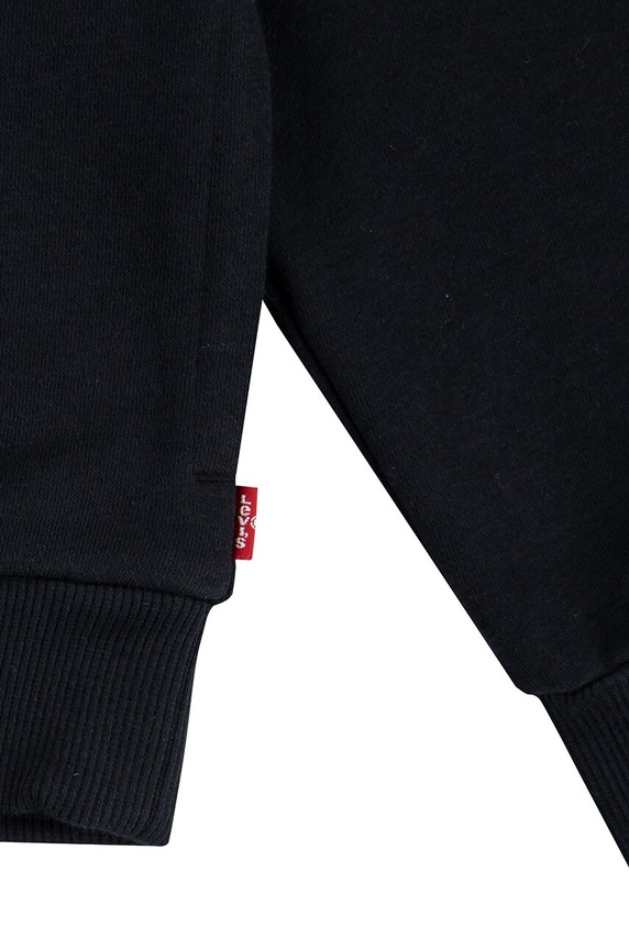 Dětská mikina Levi's BATWING CHEST HIT HOODIE černá 3EL078