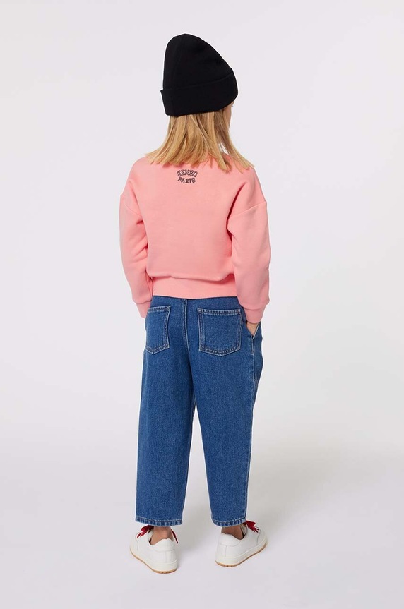 Kenzo Kids bluza dziecięca różowy K60692.86.108