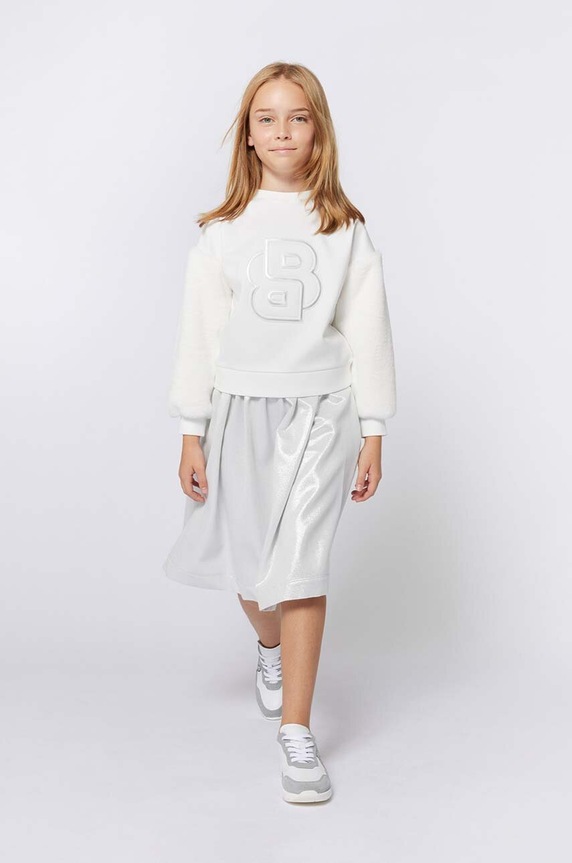 BOSS bluza dziecięca biały J51112.156.162