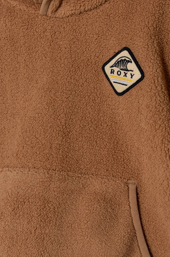 Dziewczynka Roxy bluza polarowa dziecięca MY OH MY ERGPF03072 brązowy