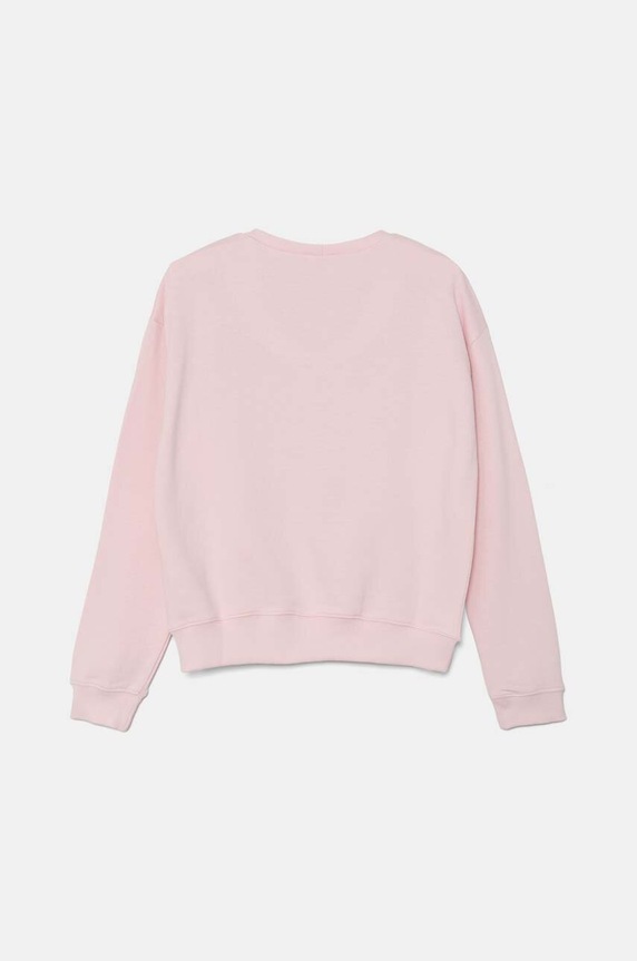 Dětská bavlněná mikina United Colors of Benetton 3J68C10L8.G.Seasonal růžová AW24
