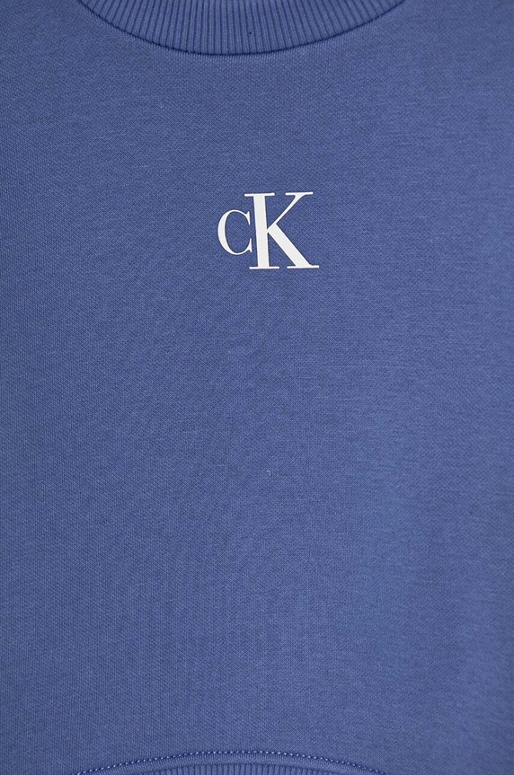 Dziewczynka Calvin Klein Jeans bluza dziecięca IG0IG02639.9BYH. fioletowy