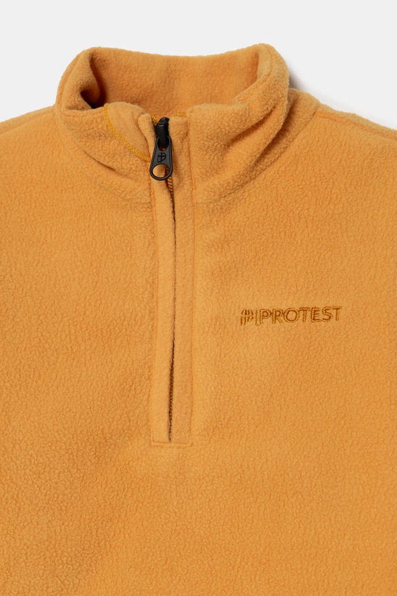 Dziewczynka Protest bluza polarowa dziecięca PRTPERFECT 1/4 3510600.G żółty