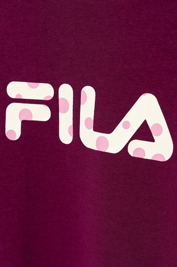 Момиче Детски суичър Fila LIETH FAK0372 виолетов