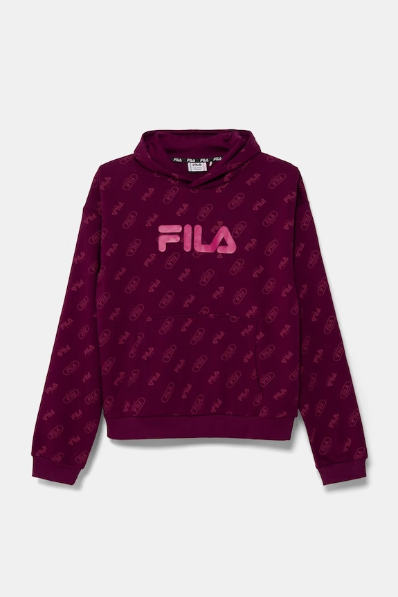 Fila bluza dziecięca LOITZ z kapturem fioletowy FAT0576