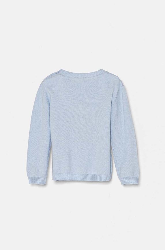 United Colors of Benetton pulover din amestec de lână pentru bebeluși 1ZNNB1011.W.Seasonal albastru AW24