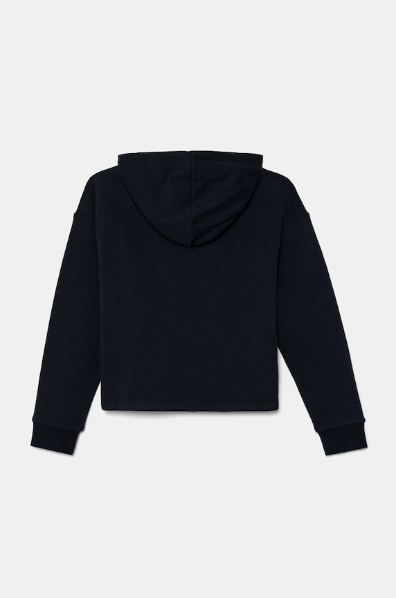 Pepe Jeans hanorac de bumbac pentru copii VICTORIA PG581330 bleumarin AW24