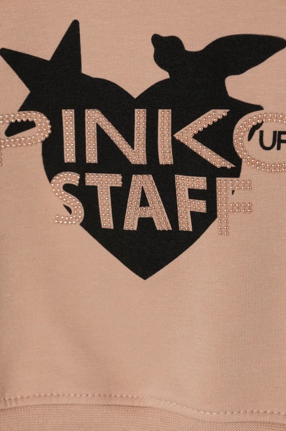 Dziewczynka Pinko Up bluza dziecięca F4PIBGSW170 pomarańczowy