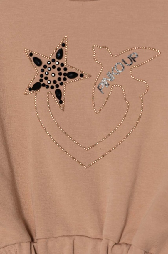 Dziewczynka Pinko Up bluza F4PIBGSW175 różowy