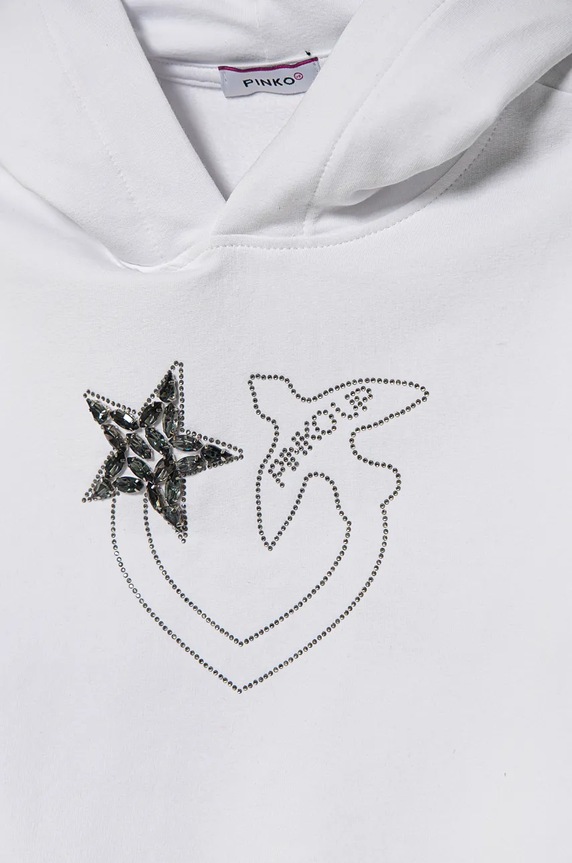 Дівчинка Дитяча кофта Pinko Up F4PIJGHS057 білий