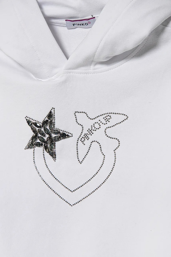Дівчинка Дитяча кофта Pinko Up F4PIJGHS057 білий