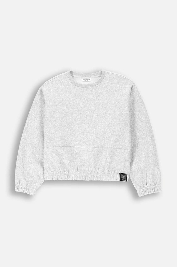 Coccodrillo bluza dziecięca z elastanem szary ZC4132601MGJ