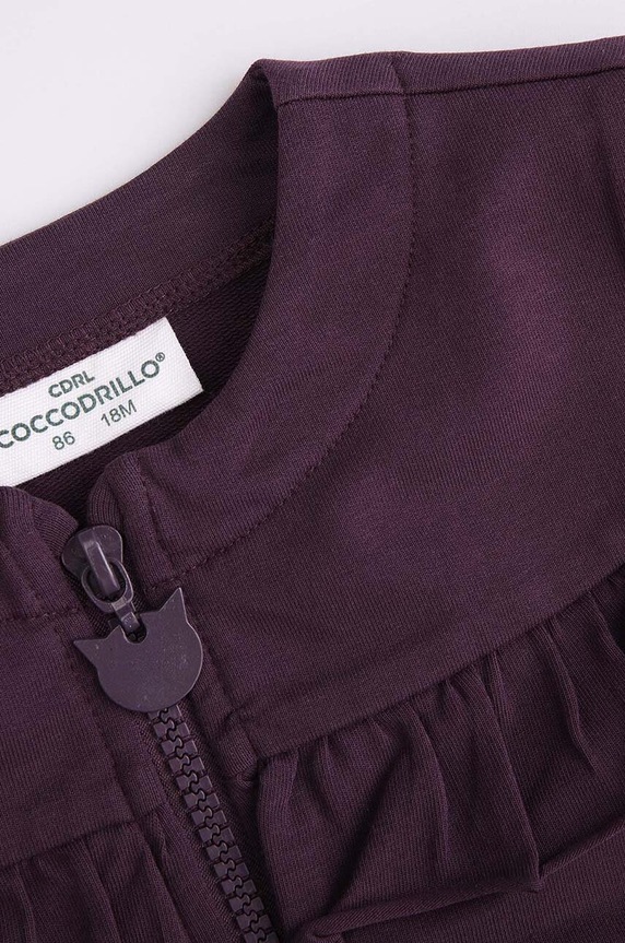 Dziewczynka Coccodrillo bluza dziecięca ZC4132202PGN fioletowy