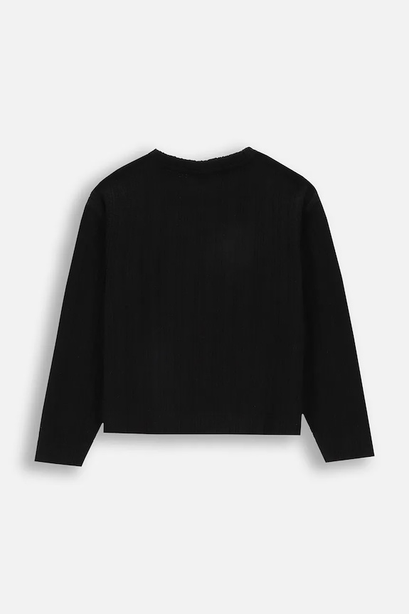 Detská mikina Coccodrillo ZC4133001EPG čierna AW24