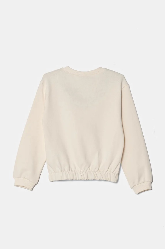 United Colors of Benetton hanorac de bumbac pentru bebelusi 3J68G10HI.P.Seasonal bej AW24