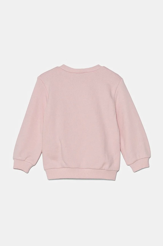 Dječja pamučna dukserica United Colors of Benetton 3J68G10H7.P.Seasonal roza AW24